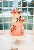Pastel papel picado wedding cake topper by Ay Mujer Shop