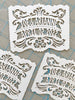 Personalized wedding invitation papel picado made by Ay Mujer Shop