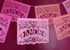 Pink Amor banners, original by Ay Mujer shop