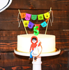 Coco papel picado cake topper by Ay Mujer