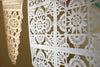 Metallic silver papel picado detail by Ay Mujer Shop