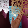 Metallic gold papel picado by Ay Mujer Shop