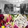 Set - DOS PALOMAS papel picado - custom wedding banners and flags
