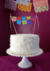 Fiesta cake topper papel picado banners by Ay Mujer