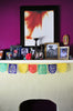Ay Mujer's studio with papel picado