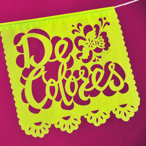 DE COLORES song lyric mini banners