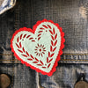 Heart - Corazon - felt pin