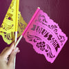 50th birthday papel picado banderitas by aymujershop