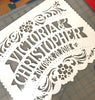 Custom wedding papel picado by Ay Mujer Shop