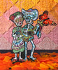 Original art and flower petal confetti by Ay Mujer Shop