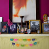 Mini floral papercut Mexican flags by Ay Mujer shop