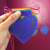 Pride Rainbow heart papel picado - Ay Mujer shop