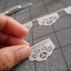 Mini floral papercut flags by Ay Mujer shop