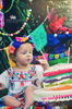 Birthday cake topper  papel picado banners by Ay Mujer 