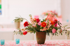 Papel picado flag in centerpiece by Ay Mujer Shop