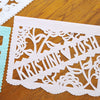 Twilight personalized wedding papel picado banners by Ay Mujer