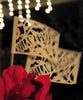 Wedding banderas, night, twinkle lights, by Ay Mujer 