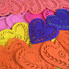 Fiesta paper papel picado hearts - Ay Mujer shop