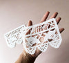 Fiesta Amor wedding invite inserts by Ay Mujer shop